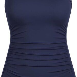 Septangle High Neck One Piece Swimsuit for Women Size 14